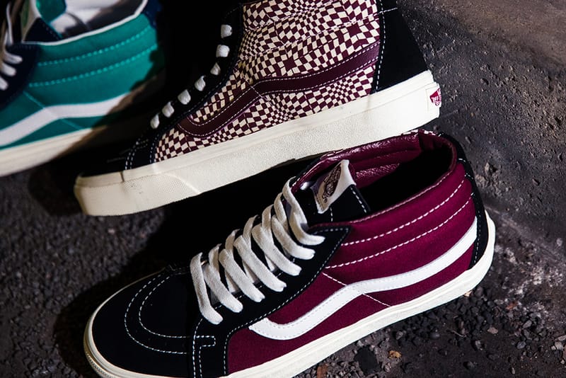 BILLY'S TOKYO x Vans Sk8-Mid Reissue “Warped Check” Release