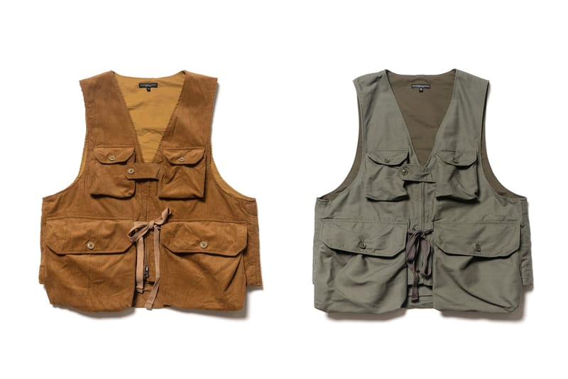 Engineered Garments Double Cloth Game Vests | Hypebeast