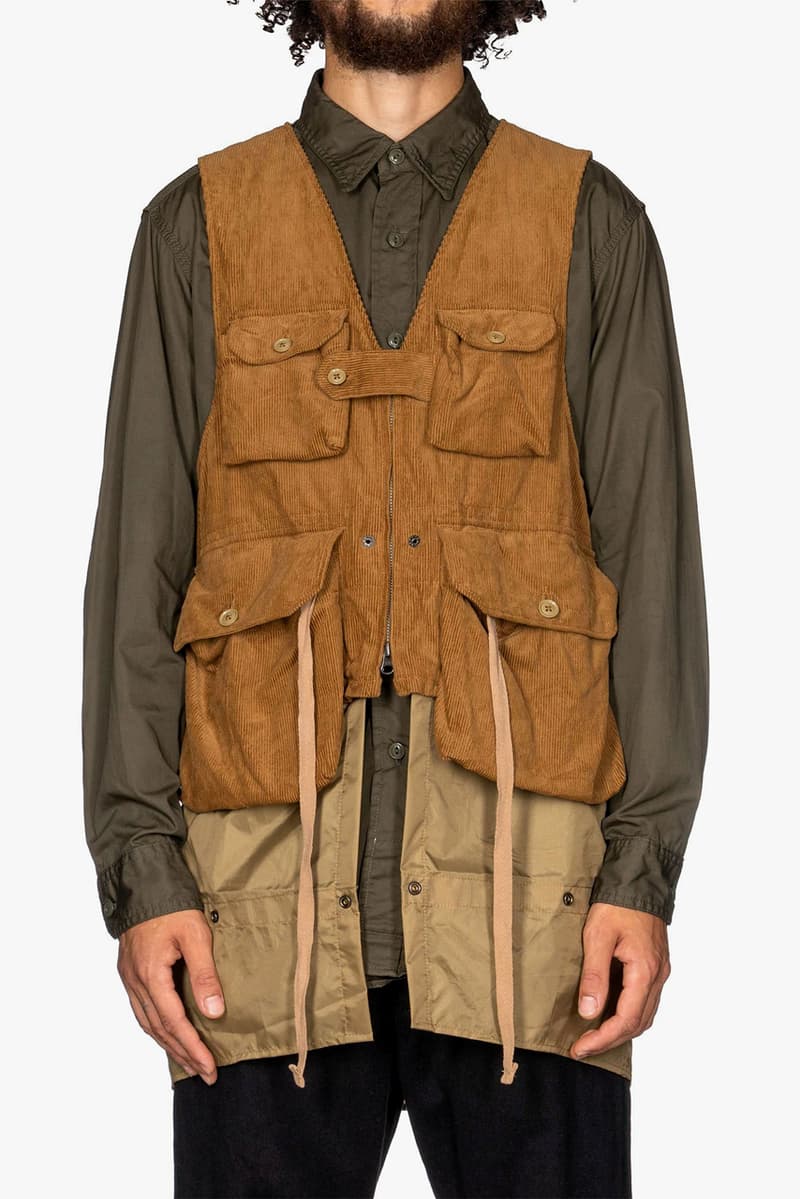 Engineered Garments Double Cloth Game Vests | Hypebeast