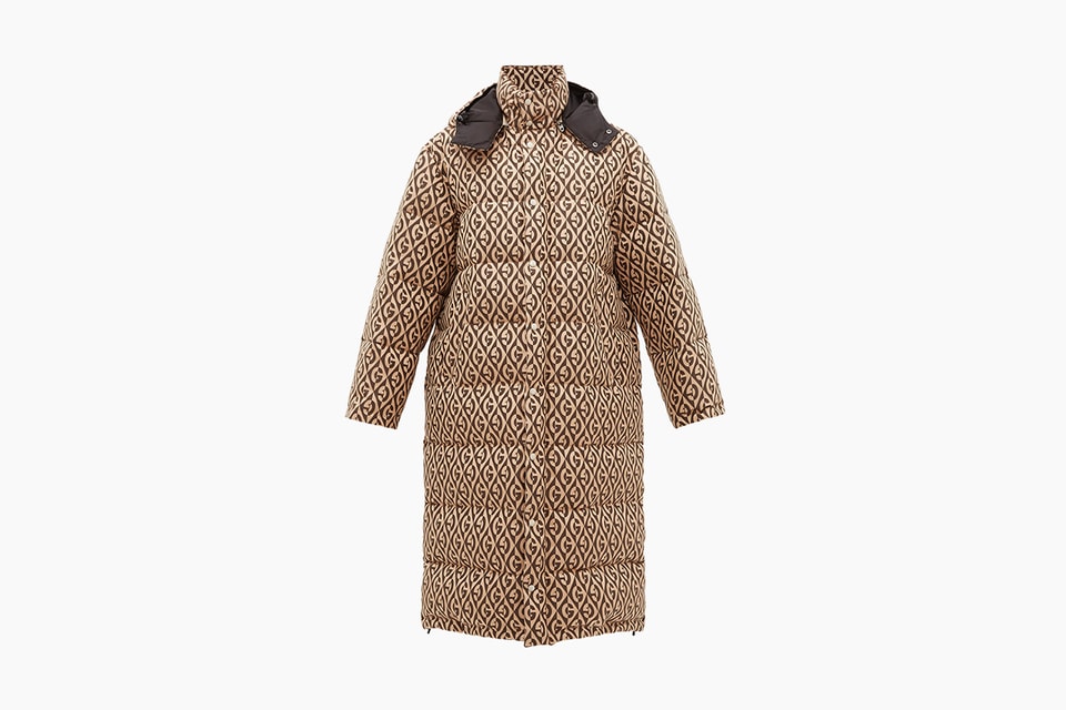 Gucci Logo-Jacquard Down-Filled Coat Release | Drops | Hypebeast