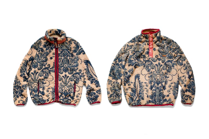 KAPITAL Damask Fleece Zip Jacket | Hypebeast