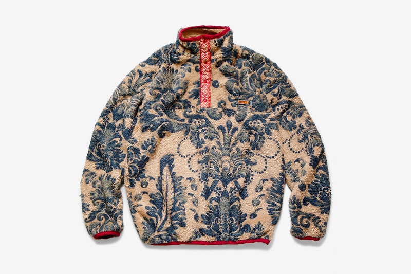 KAPITAL Damask Fleece Zip Jacket | Hypebeast