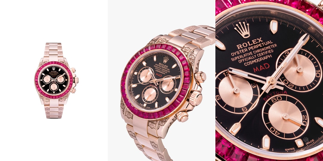 MAD Paris Crafts 115k USD Rolex Daytona Watch Hypebeast
