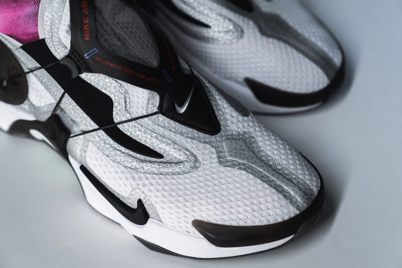 Nike Adapt Lacing Huarache On Feet Closer Look Hypebeast