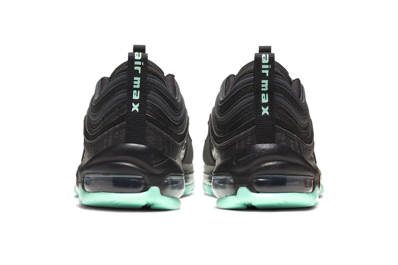 Air max 97 2024 black green glow