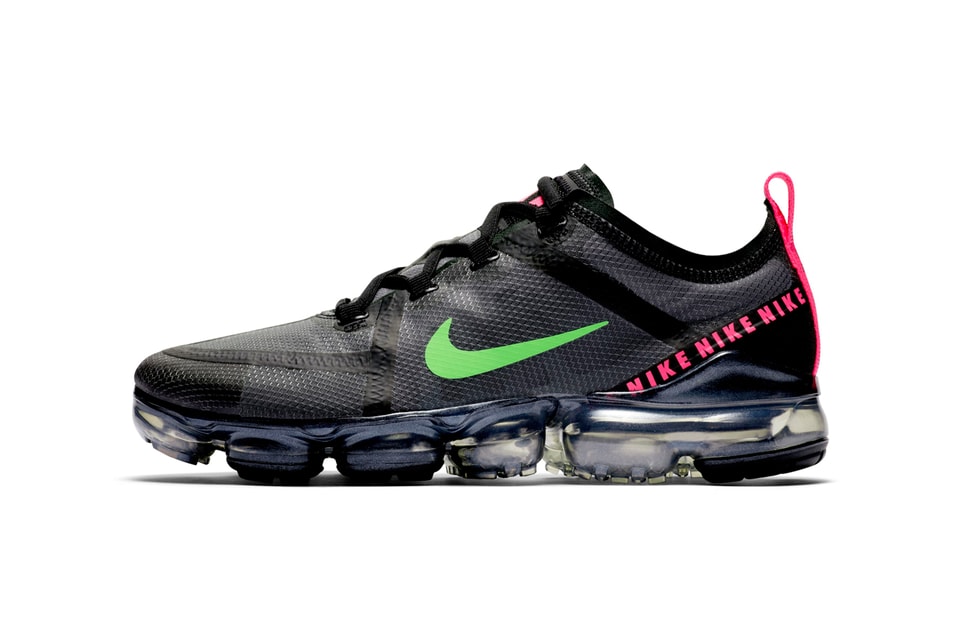 Nike Air VaporMax2019 Nero/HyperPink/ScreamGreen | Drops | Hypebeast