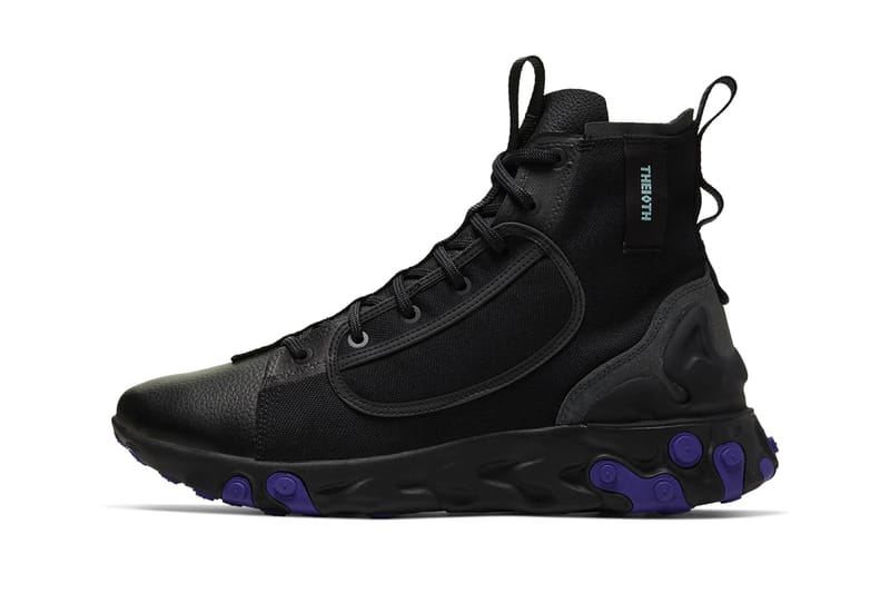 Nike Black Court Purple React Ianga av5555-002 | Hypebeast