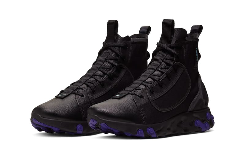 Nike Black Court Purple React Ianga av5555-002 | Hypebeast