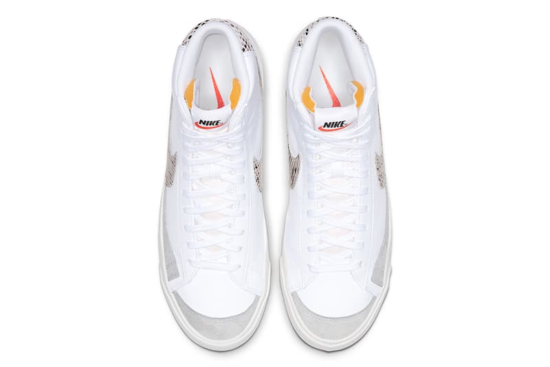 nike blazer mid 77 vintage reptile white