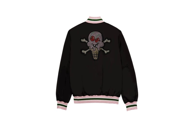 Palm Angels x ICE CREAM Skull Varsity Jacket Release | Hypebeast