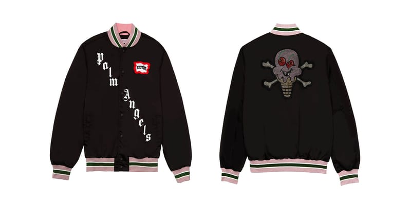 Palm Angels x ICE CREAM Skull Varsity Jacket Release | Hypebeast