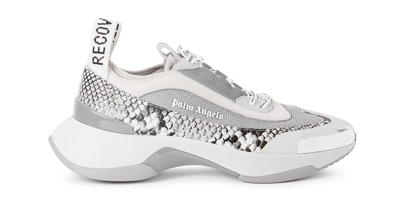 Palm Angels Recovery Paneled Snake-Print Sneakers | Hypebeast