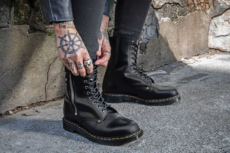 Schott NYC x Dr. Martens 1460 1490 Boot Collab Hypebeast