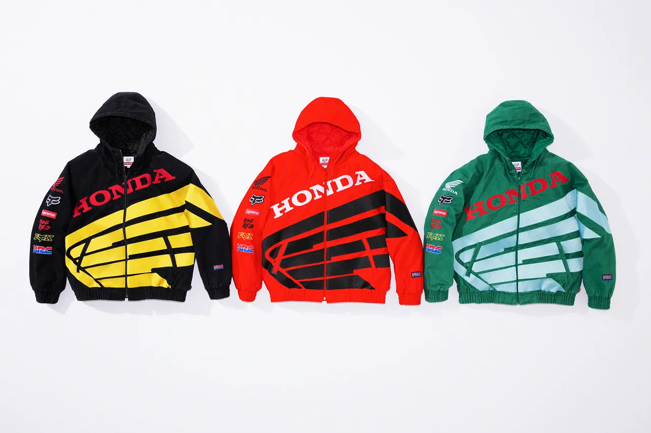 Supreme honda cheap fox racing jacket