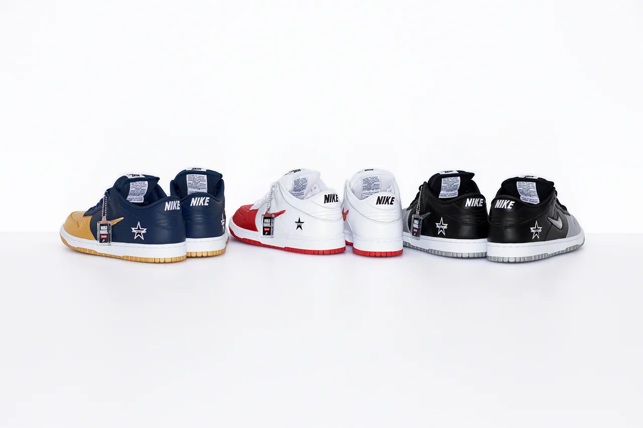 Supreme nike dunk low 2019 sale