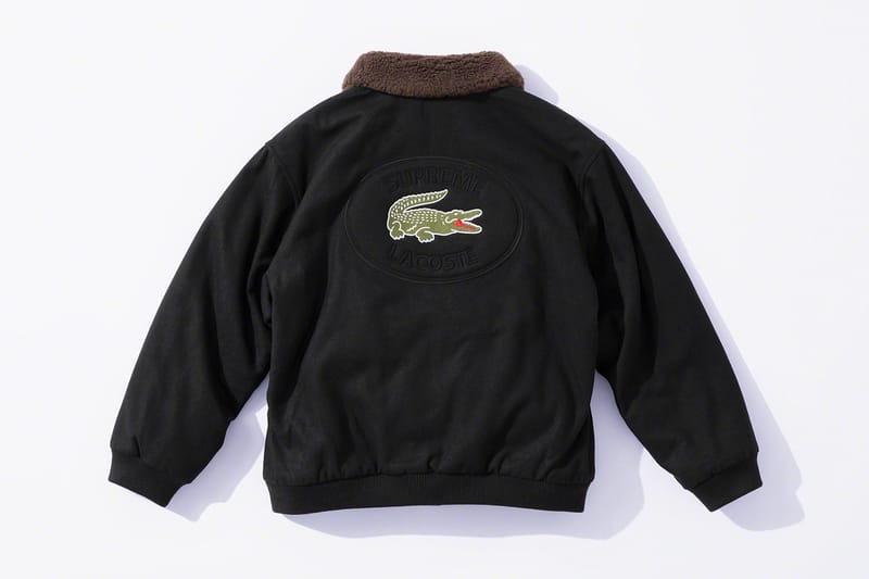 Supreme deals lacoste bomber