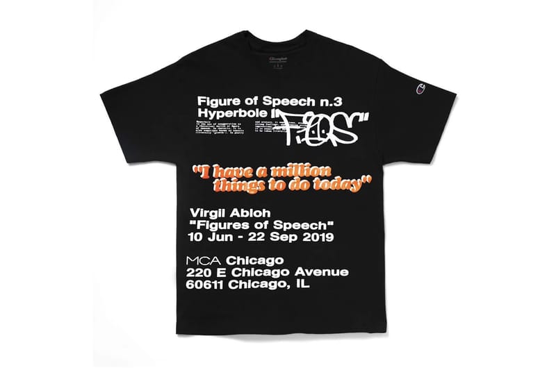 Virgil abloh figure of speech t shirt sale