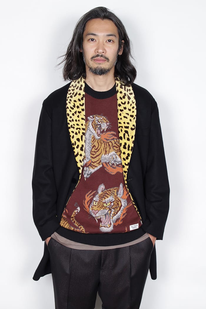 ジャケット・アウター Wacko Maria Puffer leather Jacket L WACKO MARIA(ワコマリア) LEATHER DOWN JACKET -A- 着用