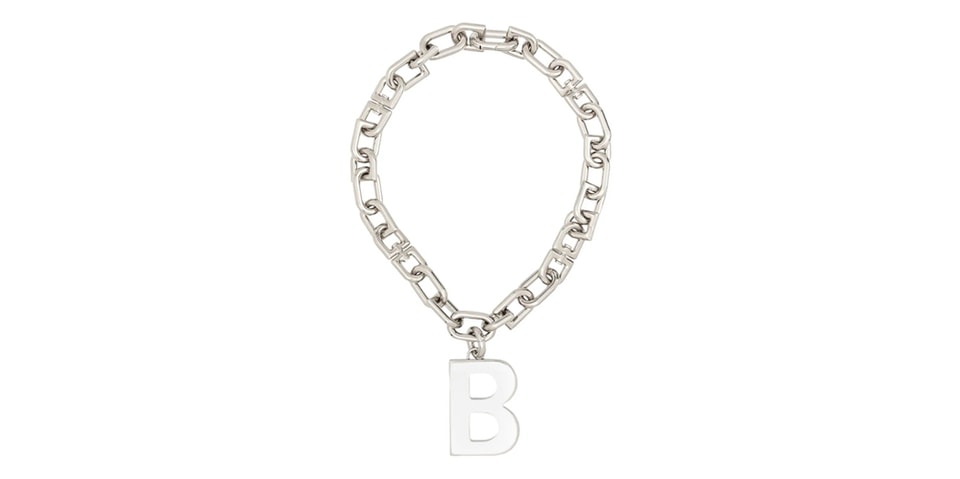 Balenciaga B Chain Necklace Release | Hypebeast