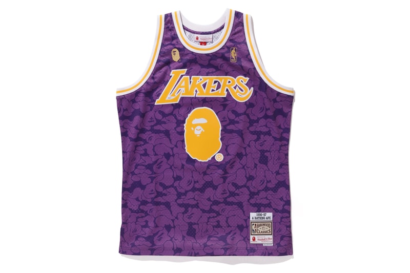 BAPE Releases New Mitchell & Ness NBA Jerseys | Hypebeast