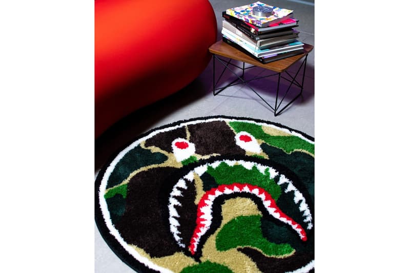 bape abc rug green