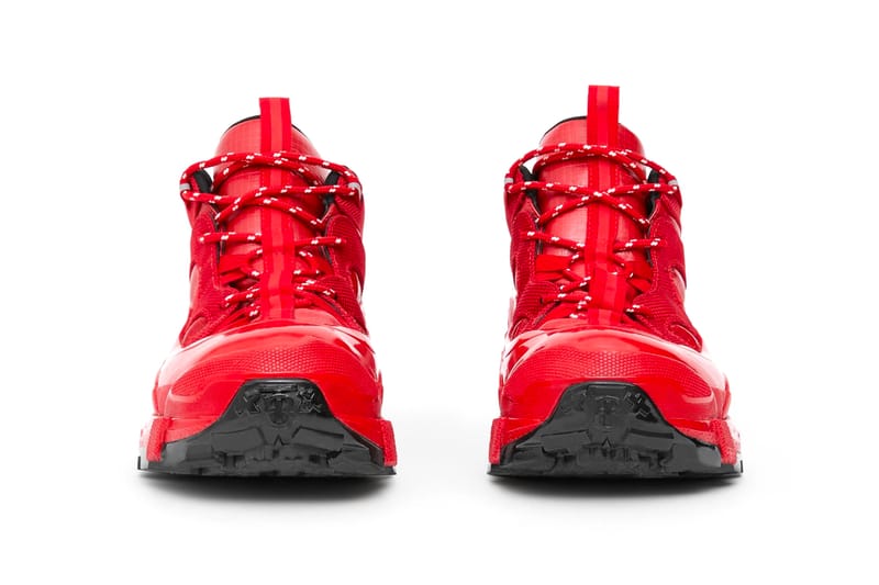 Burberry boots sales red