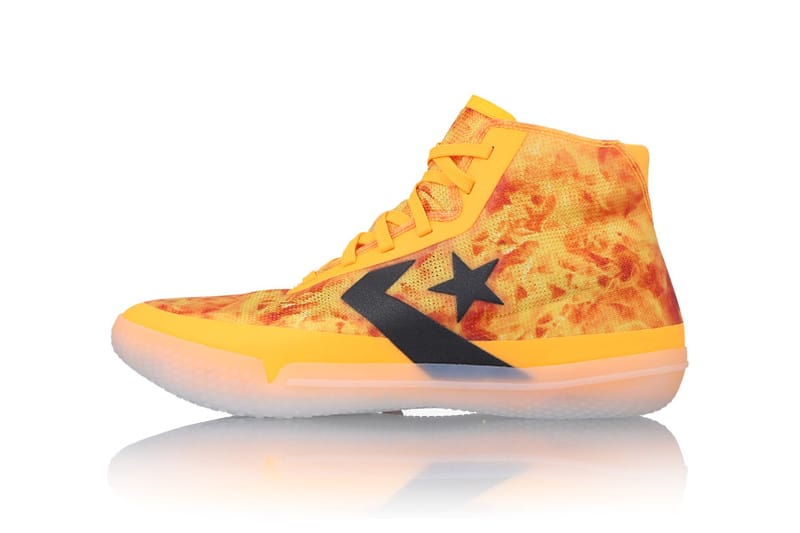 Yellow cheap orange converse