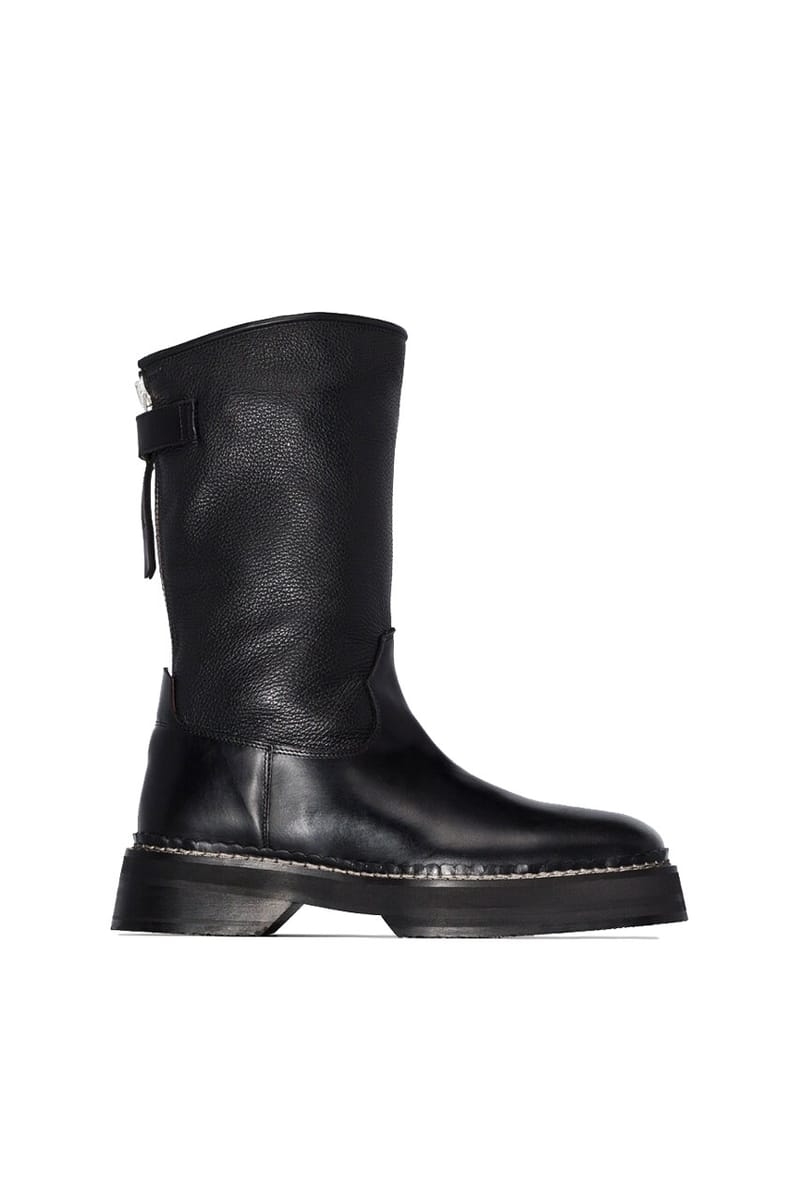 Eytys Black Tuscan Leather Boots | Hypebeast