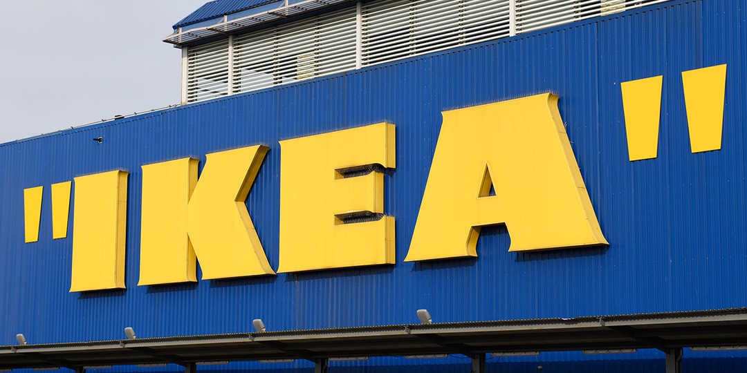 IKEA отмечает коллекцию MARKERAD Вирджила Абло с кавычками вокруг логотипа