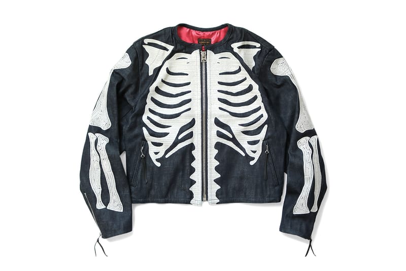 KAPITAL 12oz Denim Bone Crosby Jacket | Hypebeast