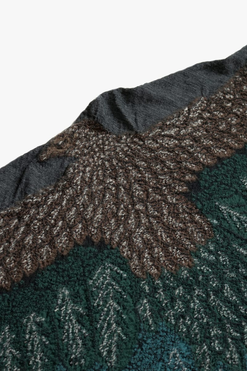 KAPITAL キャピタル COMPRESSED WOOL SCARF ORTEGA BLANKET