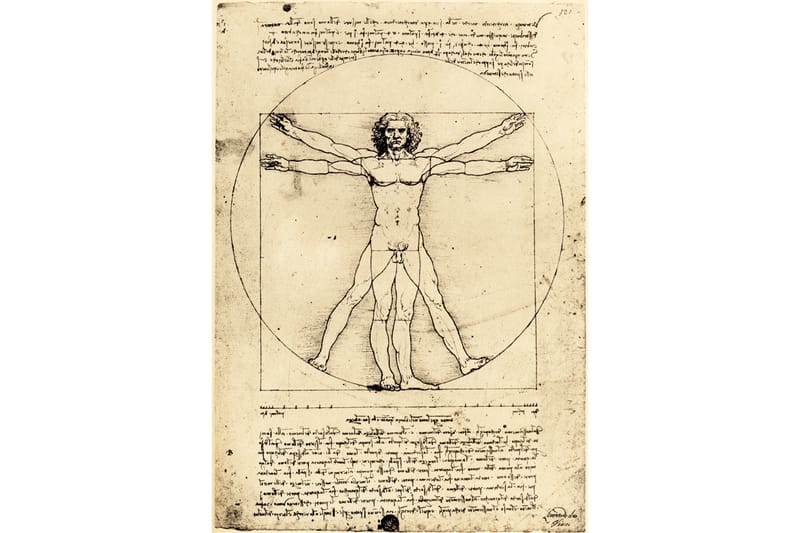 Leonardo da Vinci 'Vitruvian Man' Drawing Louvre | Hypebeast