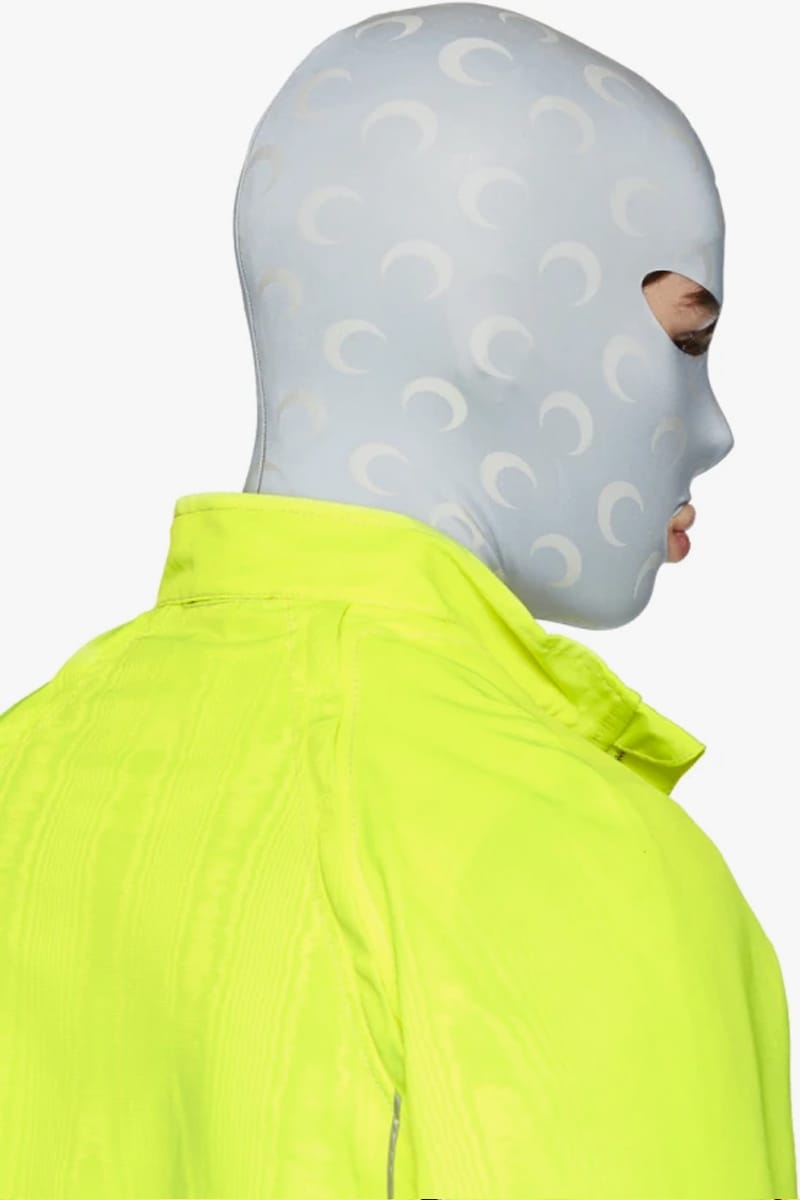 Marine Serre Reflective All Over Moon Face Mask | Hypebeast