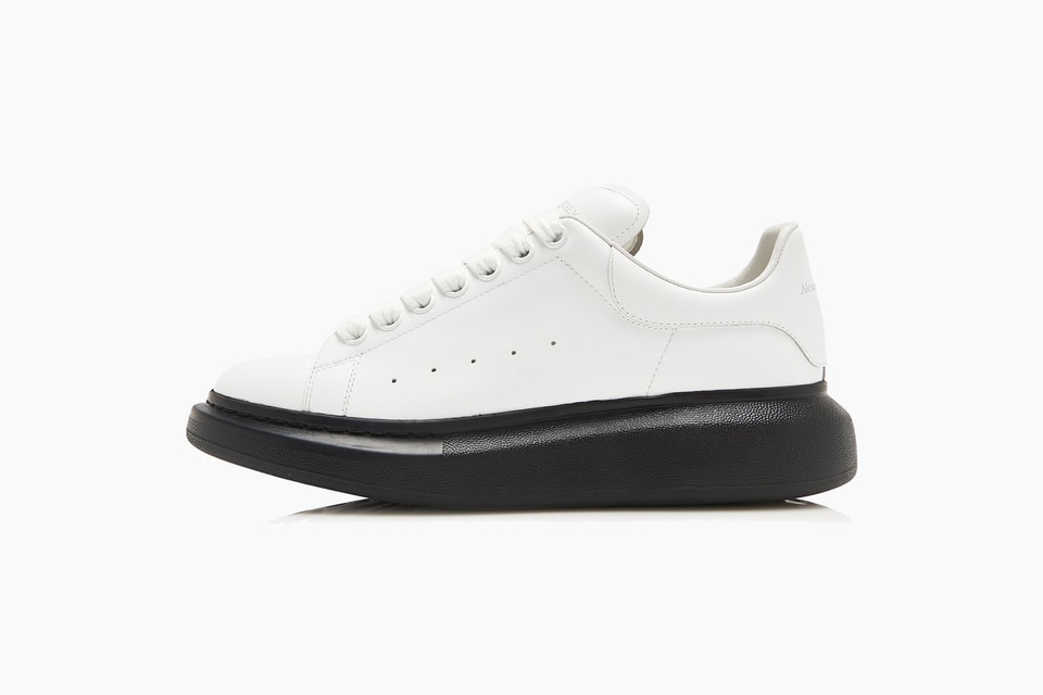 Alexander McQueen Two-Tone Leather Sneakers | Drops | HYPEBEAST