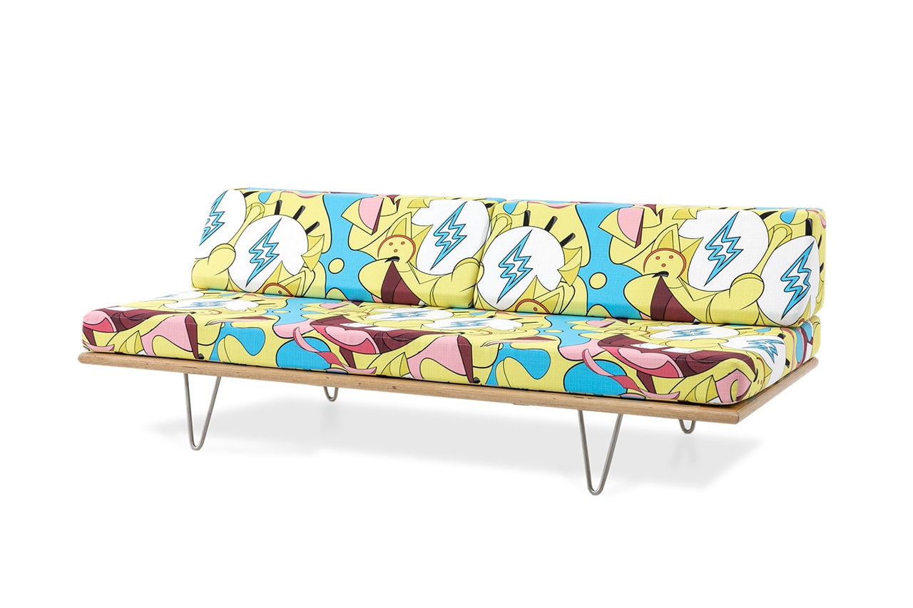 'Spongebob Squarepants' x J Balvin x Louis De Guzman x Modernica Collection Furniture First Look Release Information Daybed Upholstered Fiberglass Chairs Fiberglass Chairs