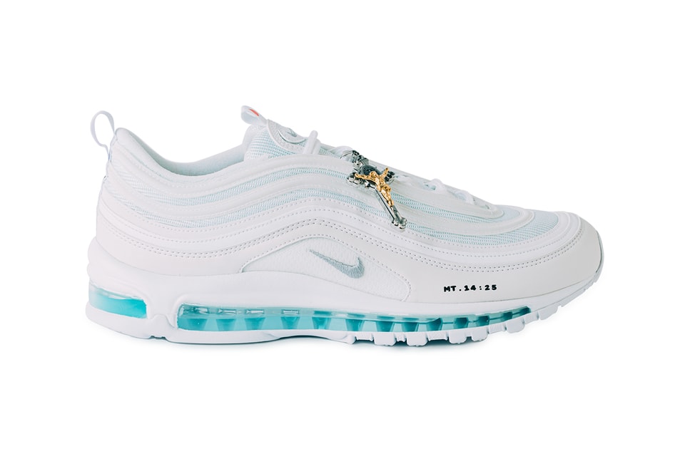 Flipboard: Walk on Holy Water With the Biblical MSCHF x INRI Air Max 97 Custom