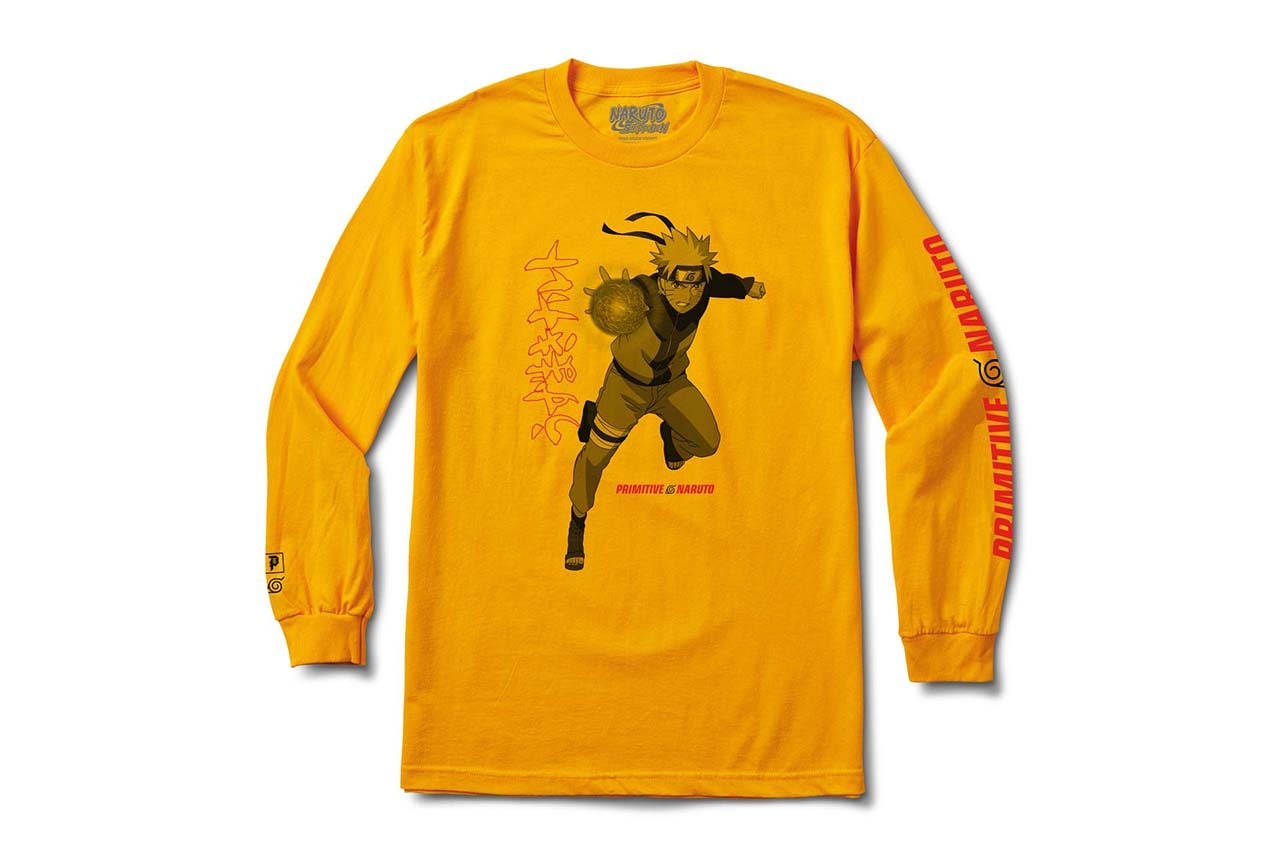  Naruto Shippuden Primitive Skateboards Collab HYPEBEAST