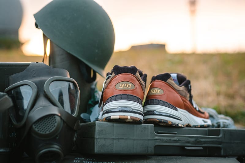 New balance 991 cheap black with tan