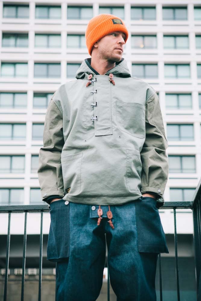 nigel cabourn x element cricket blue big sports tee