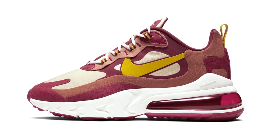 nike air max 270 react all red