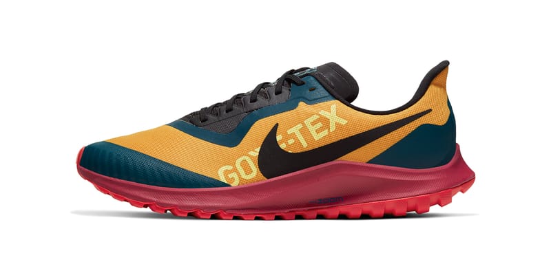 Nike s Air Zoom Pegasus 36 Trail GORE TEX Gets Bold Colorway