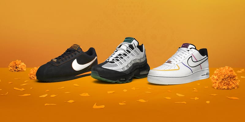 Nike Air Force 1 Air Max 95 Cortez Day Of The Dead Hypebeast