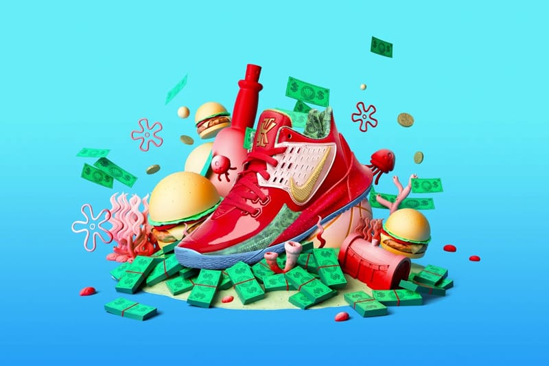 Nike kyrie 5 spongebob mr krabs online