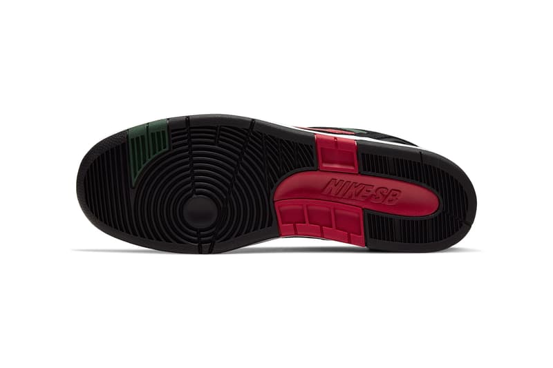 nike sb air force 2 low black gucci