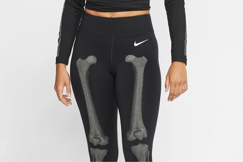 nike skeleton leggings