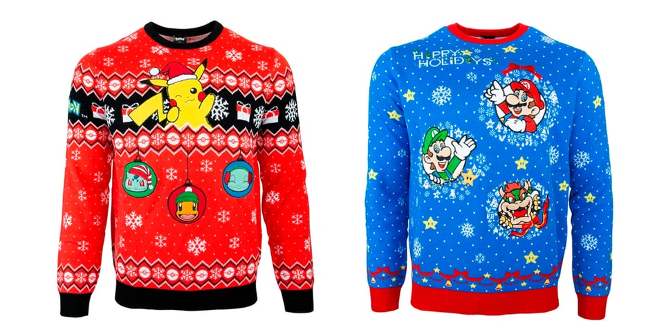 5 of the best game themed christmas jumpers – gamespew Nintendo Official Christmas Sweaters Release | HYPEBEAST