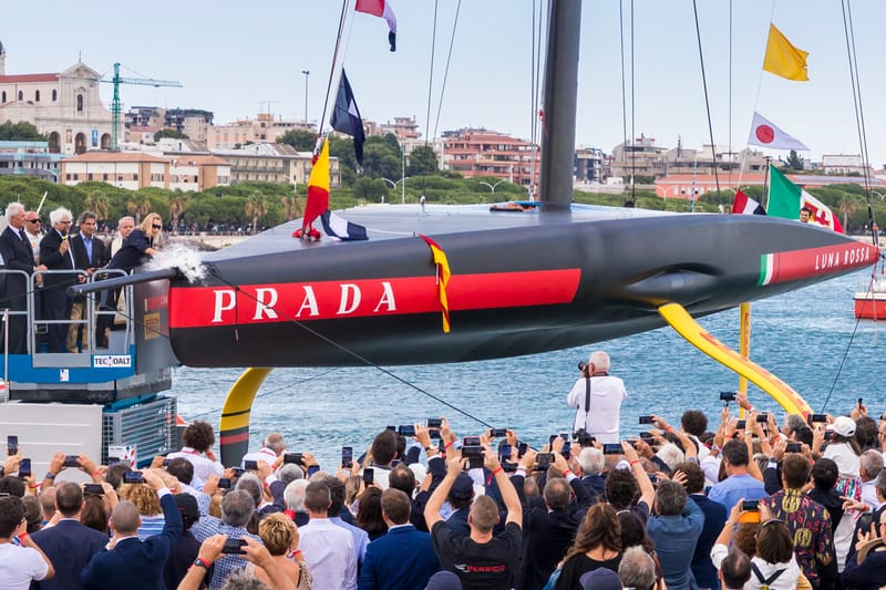 Prada Reveals AC75 Luna Rossa Monohull Watercraft Hypebeast