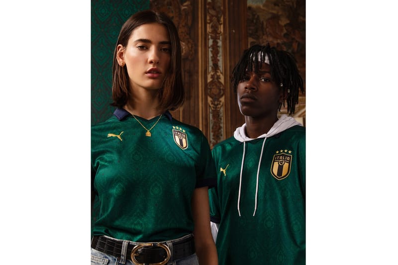 Puma italy hot sale green jersey