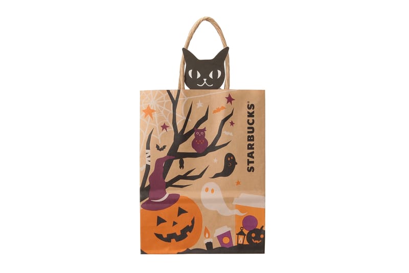 NEW Starbucks Japan 2022 Halloween Black Cat sold and Jack-O-Lantern Tumbler 12oz