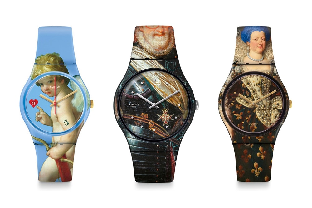 Swatch присоединяется к Лувру для коллекции часов, наполненной искусством